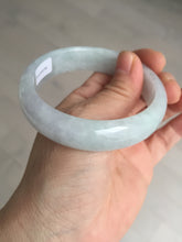Load image into Gallery viewer, 56.3mm certified 100% natural Type A light green purple jadeite jade bangle Bk75-3785
