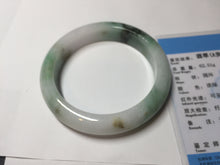 Load image into Gallery viewer, 57mm certified 100% natural type A sunny green/purple/yellow jadeite jade bangle BN101-7704