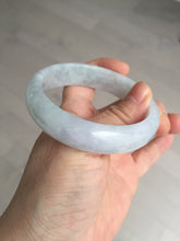 Load image into Gallery viewer, 56.3mm certified 100% natural Type A light green purple jadeite jade bangle Bk75-3785