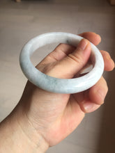 Load image into Gallery viewer, 59.8mm Certificated Type A 100% Natural White green Jadeite Jade bangle AA117-8441