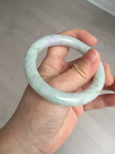 Load image into Gallery viewer, 51.5mm 100% natural Type A green/purple/yellow(FU LU SHOU) chubby jadeite jade bangle BK73-5807