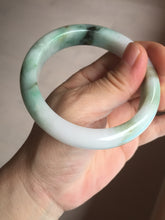 Load image into Gallery viewer, 57mm certified 100% natural type A sunny green/purple/yellow jadeite jade bangle BN101-7704