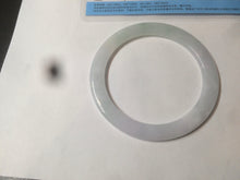 Load image into Gallery viewer, 53.7mm certificated Type A 100% Natural light green/white Jadeite Jade bangle AX104-4213