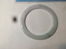 Load image into Gallery viewer, 53.7mm certificated Type A 100% Natural light green/white Jadeite Jade bangle AX104-4213