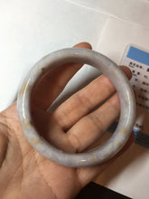 Load image into Gallery viewer, 59mm Certified Type A 100% Natural light purple yellow jadeite jade bangle BM99-4482