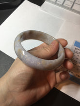 Load image into Gallery viewer, 59mm Certified Type A 100% Natural light purple yellow jadeite jade bangle BM100-4475