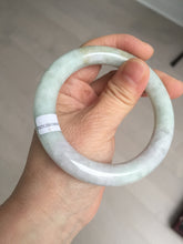 Load image into Gallery viewer, 56.6mm 100% natural Type A green/purple/yellow(FU LU SHOU) chubby jadeite jade bangle BK72-5808