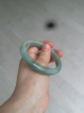 Load image into Gallery viewer, 57.4mm 100% natural Type A icy oily dark green/gray jadeite jade bangle AX59-0336