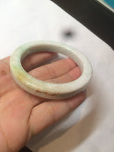 Load image into Gallery viewer, 51.8mm certificated Type A 100% Natural light green/white/beige/yellow Jadeite Jade bangle AX107-4211