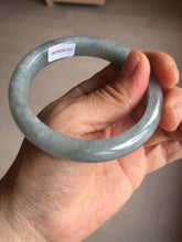 Load image into Gallery viewer, 56.6mm 100% natural Type A icy dark green/gray/black(WuJi) jadeite jade bangle AY92-1257