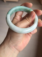 Load image into Gallery viewer, 57.4mm certified 100% natural type A sunny green/purple/yellow jadeite jade bangle BN102-7712