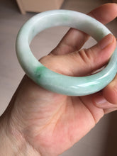 Load image into Gallery viewer, 57.4mm certified 100% natural type A sunny green/purple/yellow jadeite jade bangle BN102-7712