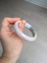 Load image into Gallery viewer, 52.8mm Certified Type A 100% Natural dark green/white/purple Jadeite Jade bangle BL83-4052