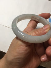 Load image into Gallery viewer, 55.6mm Certified type A 100% Natural light green/purple/white Jadeite bangle BK126-0252