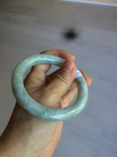 Load image into Gallery viewer, 56.4 mm certificated Type A 100% Natural light green round cut Jadeite Jade bangle S54-4069