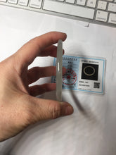 Load image into Gallery viewer, 58.5mm Certified 100% Natural Icy Watery Gray Very Light Smoky Purple (烟紫) round cut Nephrite Bangle HN228-9110
