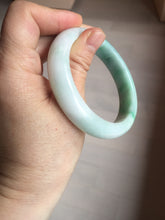 Load image into Gallery viewer, 57.4mm certified 100% natural type A sunny green/purple/yellow jadeite jade bangle BN102-7712