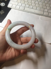 Load image into Gallery viewer, 59.2mm Certified 100% Natural type A light green/purple carved and golden-painted chubby round cut Jadeite Jade bangle PA174-(8571)