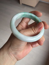 Load image into Gallery viewer, 57.4mm certified 100% natural type A sunny green/purple/yellow jadeite jade bangle BN102-7712