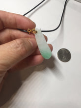 Load image into Gallery viewer, Type A 100% Natural sunny green white(白底青) Three Peas in a Pod(连中三元) Four Seasons Fortune Beans(四季发财豆) jadeite PD4