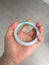 Load image into Gallery viewer, 55.2mm Certified Type A 100% Natural sunny green/light purple Jadeite Jade bangle BM27-0795
