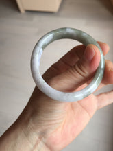 Load image into Gallery viewer, 50mm certified 100% natural Type A light watermelon rind green/yellow/purple jadeite jade bangle BN33-4499