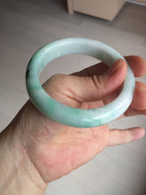 Load image into Gallery viewer, 57.4mm certified 100% natural type A sunny green/purple/yellow jadeite jade bangle BN102-7712
