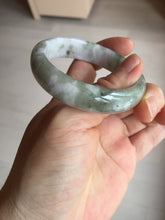 Load image into Gallery viewer, 50mm certified 100% natural Type A light watermelon rind green/yellow/purple jadeite jade bangle BN33-4499