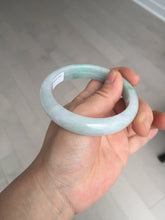 Load image into Gallery viewer, 57.5 mm Certified Type A 100% Natural sunny green/light purple Jadeite Jade bangle BM26-0790