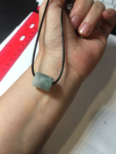 Load image into Gallery viewer, 14.5-16.7mm Type A 100% Natural white light green Jadeite Jade LuluTong (Every road is smooth) bead pendant group BP93 Add-on item