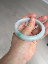 Load image into Gallery viewer, 57.5 mm Certified Type A 100% Natural sunny green/light purple Jadeite Jade bangle BM26-0790