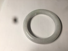 Load image into Gallery viewer, 58.2mm certified type A 100% Natural light green/white/purple jadeite jade bangle AE63-6538