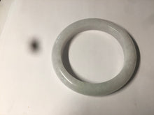 Load image into Gallery viewer, 58.2mm certified type A 100% Natural light green/white/purple jadeite jade bangle AE63-6538