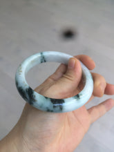 Load image into Gallery viewer, 58mm Certified Type A 100% Natural light green/white Jadeite Jade bangle S53-0441