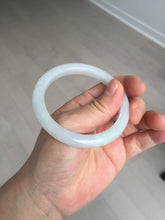 Load image into Gallery viewer, 54.6mm Certified 100% natural Type A white/green/purple jadeite jade bangle AM33-0255