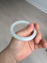Load image into Gallery viewer, 54.6mm Certified 100% natural Type A white/green/purple jadeite jade bangle AM33-0255