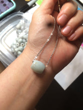 Load image into Gallery viewer, 12mm Type A 100% Natural white/light green/purple olive shape Jadeite Jade LuluTong (Every road is smooth) beads AX23 (Add on item)