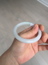 Load image into Gallery viewer, 54.6mm Certified 100% natural Type A white/green/purple jadeite jade bangle AM33-0255
