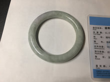 Load image into Gallery viewer, 53.9mm 100% natural Type A green/purple/yellow(FU LU SHOU) chubby jadeite jade bangle BK74-5806