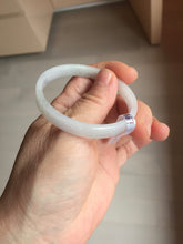 Load image into Gallery viewer, 48.5mm certified 100% natural type A light green orange purple white thin square style jadeite bangle PH256-0967