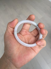Load image into Gallery viewer, 52mm certified type A100% Natural green purple oval Jadeite Jade bangle BM34-0270