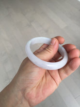 Load image into Gallery viewer, 52mm certified type A100% Natural green purple oval Jadeite Jade bangle BM34-0270