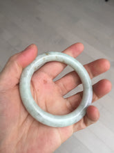 Load image into Gallery viewer, 53.9mm 100% natural Type A green/purple/yellow(FU LU SHOU) chubby jadeite jade bangle BK74-5806