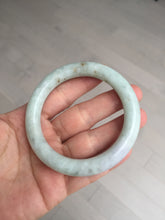 Load image into Gallery viewer, 53.9mm 100% natural Type A green/purple/yellow(FU LU SHOU) chubby jadeite jade bangle BK74-5806