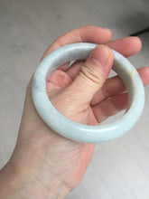 Load image into Gallery viewer, 56.5mm 100% natural type A white/light green jadeite jade bangle BN103-9764