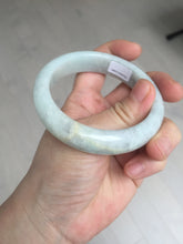 Load image into Gallery viewer, 56.5mm 100% natural type A white/light green jadeite jade bangle BN103-9764