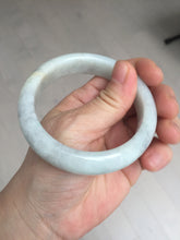 Load image into Gallery viewer, 56.5mm 100% natural type A white/light green jadeite jade bangle BN103-9764