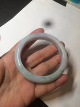Load image into Gallery viewer, 56.2mm certified Type A 100% Natural green/purple/white Jadeite Jade bangle AY74-5914