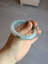 Load image into Gallery viewer, 53mm certified 100% natural Type A light green brown jadeite jade bangle AX133-7691