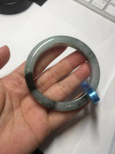 Load image into Gallery viewer, 53mm certified 100% natural Type A icy watery dark green brown jadeite jade bangle AH102-4492